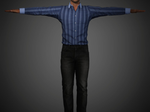 Jimmy Kimmel Character Modelo 3D