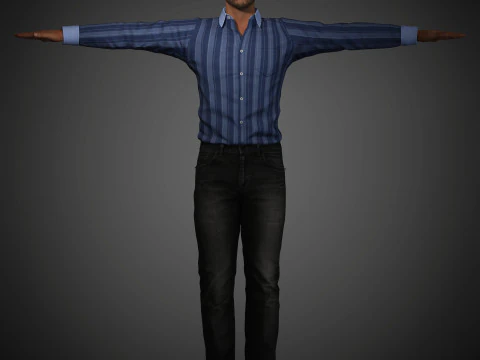 Jimmy Kimmel Character 3D Model