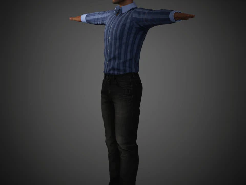 Jimmy Kimmel Character 3D Model