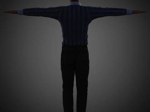 Jimmy Kimmel Character 3D Model