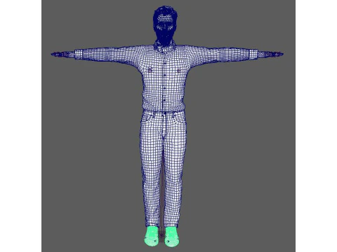 Jimmy Kimmel Character 3D Model