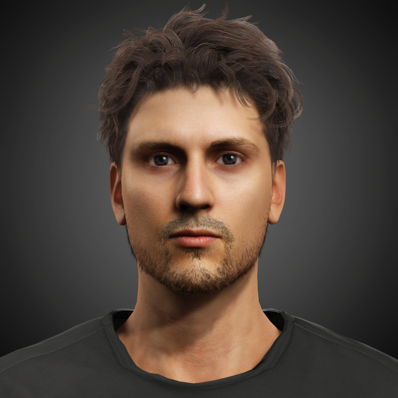 Pavel Durov Character 3D Model .c4d .max .obj .3ds .fbx .stl .blend