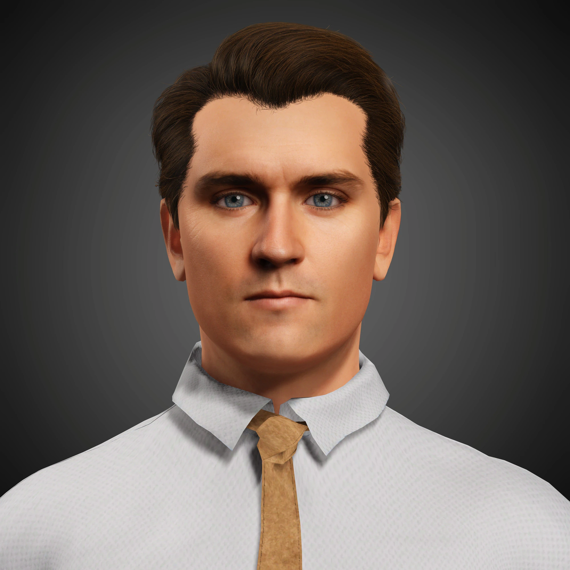Charlie Kirk Character 3D Model .c4d .max .obj .3ds .fbx .stl .blend 