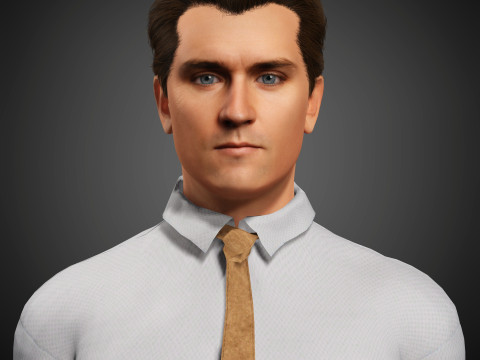 Charlie Kirk Character 3D Model