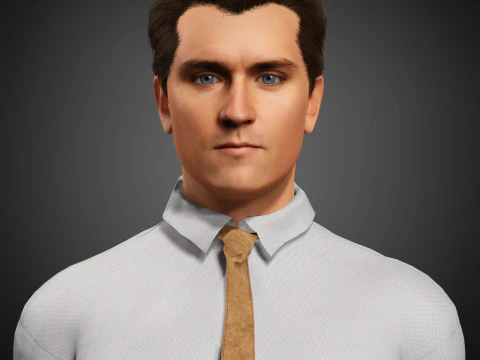 Charlie Kirk Character 3D Model