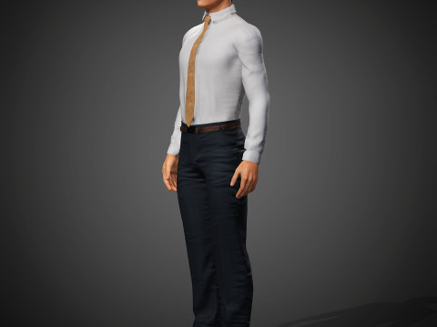 Charlie Kirk Character 3D Model