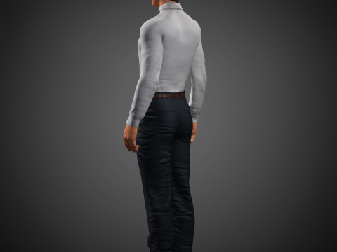 Charlie Kirk Character 3D Model