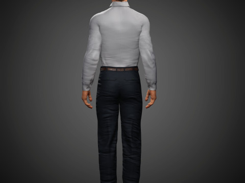Charlie Kirk Character 3D Model