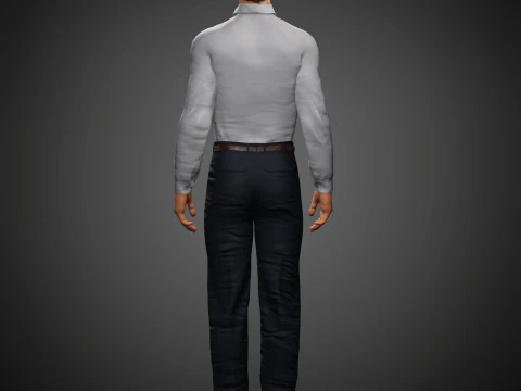 Charlie Kirk Character 3D Model