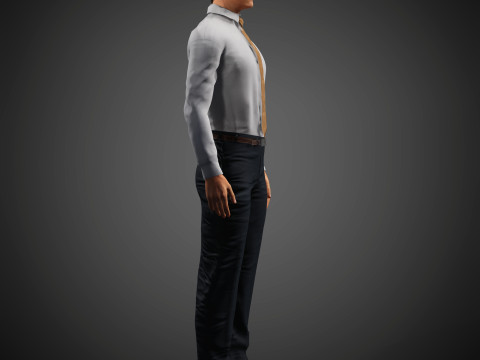 Charlie Kirk Character 3D Model