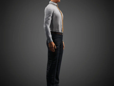 Charlie Kirk Character 3D Model