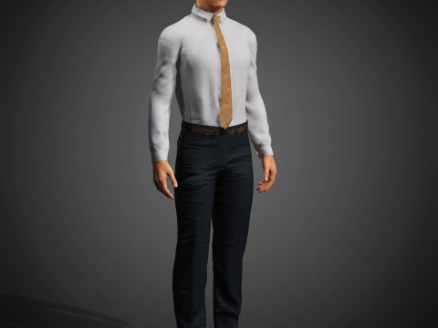 Charlie Kirk Character 3D Model
