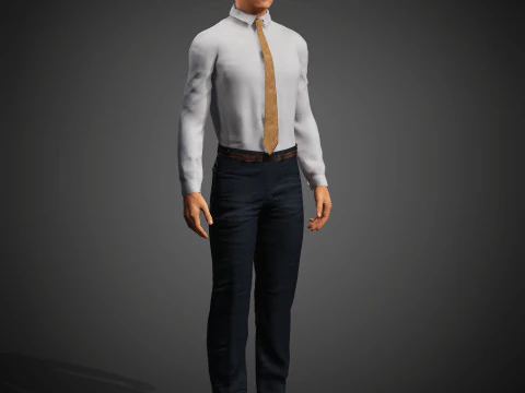 Charlie Kirk Character 3D Model