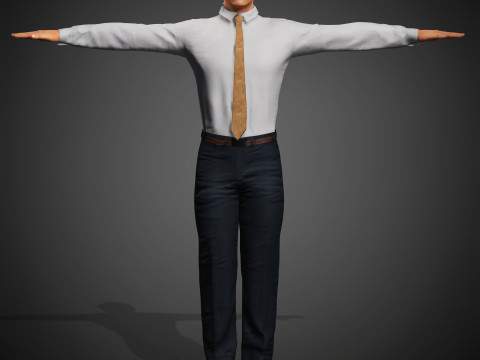 Charlie Kirk Character 3D Model