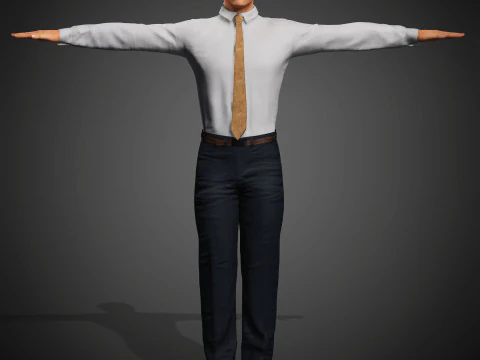 Charlie Kirk Character 3D Model