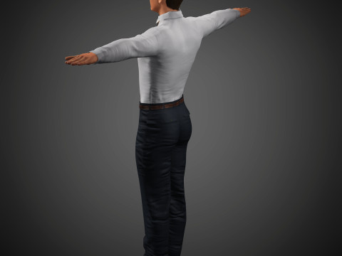 Charlie Kirk Character 3D Model