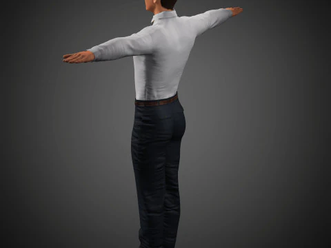Charlie Kirk Character 3D Model