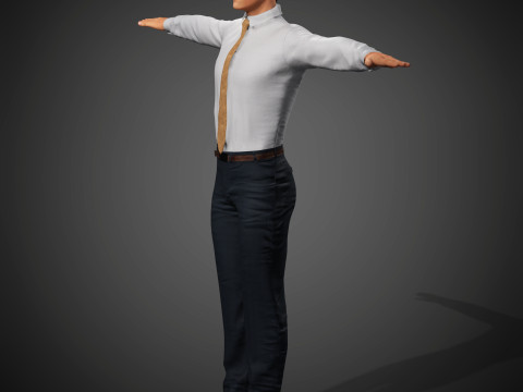 Charlie Kirk Character 3D Model