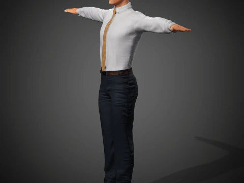 Charlie Kirk Character 3D Model