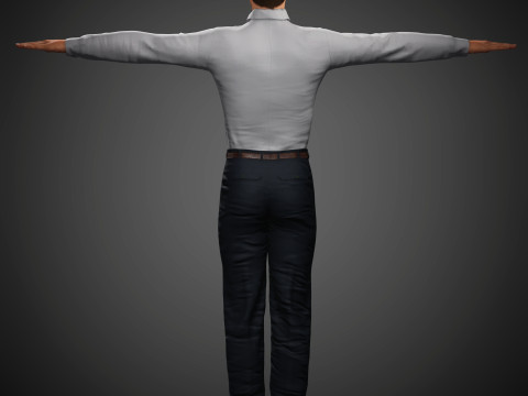 Charlie Kirk Character 3D Model