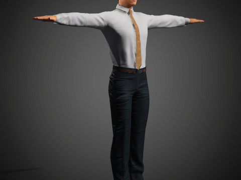 Charlie Kirk Character 3D Model