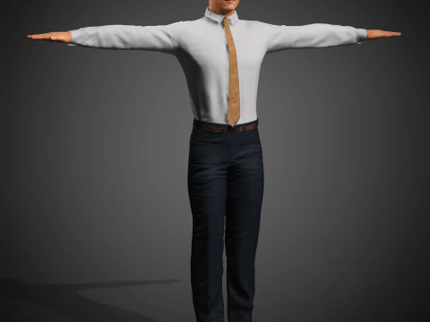Charlie Kirk Character 3D Model