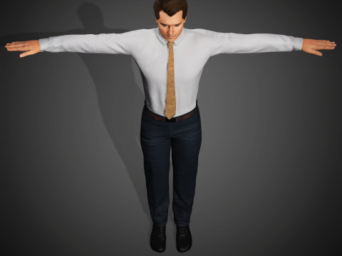 Charlie Kirk Character 3D Model
