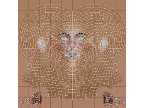 Karakter Wanita Muda Model 3D