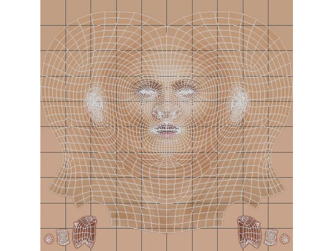 Junge Frau mit kurzem Haarcharakter 3D Modell