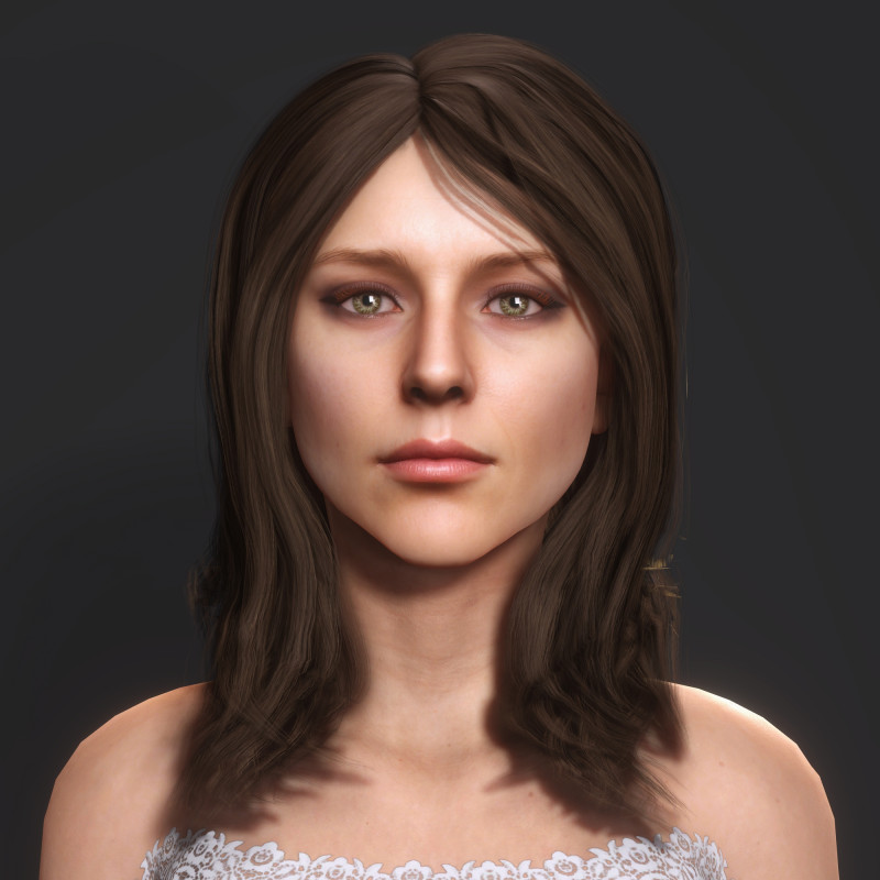 फैशनेबल महिला चरित्र 3D मॉडल .c4d .max .obj .3ds .fbx .stl .blend 