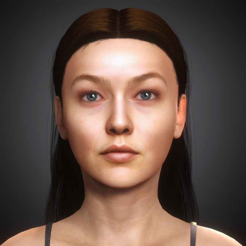 Gigi Hadid Character 3D Model .c4d .max .obj .3ds .fbx .stl .blend