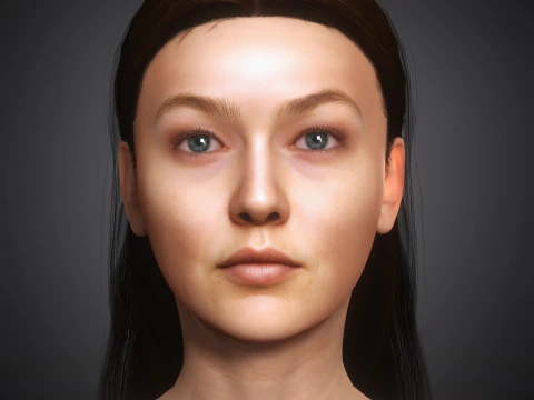 Персонаж Джиджи Хадид 3D Модель