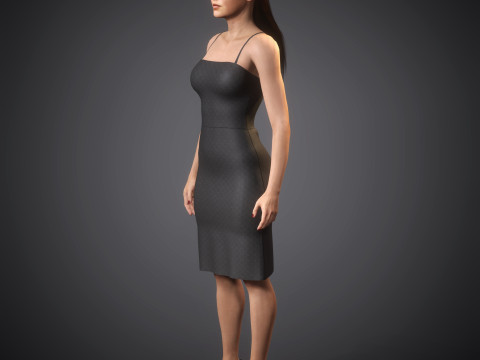 Gigi Hadid Character 3D Model