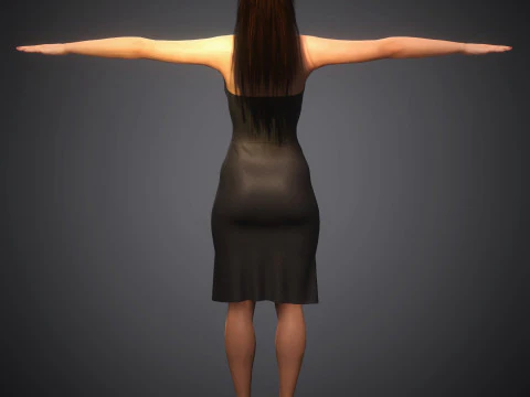 Gigi Hadid Character 3D Model