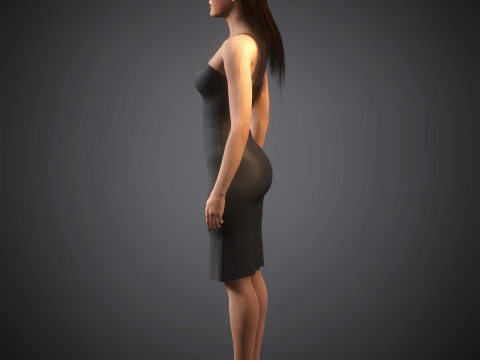 Gigi Hadid Character 3D Model