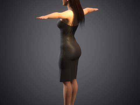 Gigi Hadid Character 3D Model