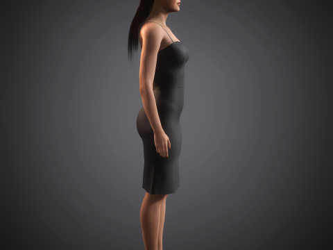 Gigi Hadid Character 3D Model