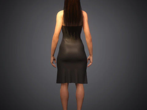 Gigi Hadid Character 3D Model