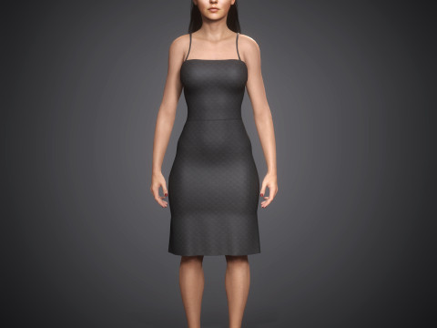 Gigi Hadid Character 3D Model