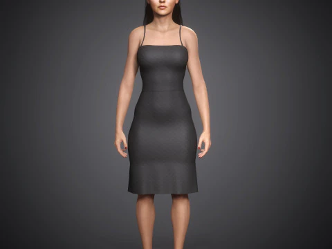 Gigi Hadid Character 3D Model
