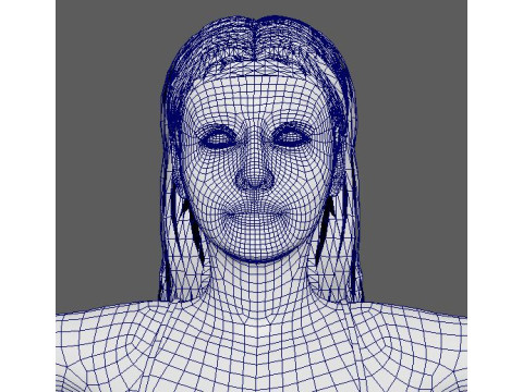 Gigi Hadid Character 3D Model