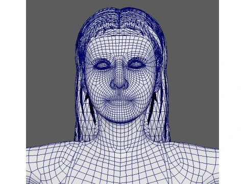 Gigi Hadid Character 3D Model