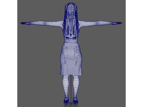 Gigi Hadid Character 3D Model