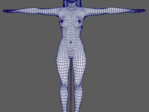 Gigi Hadid Character 3D Model