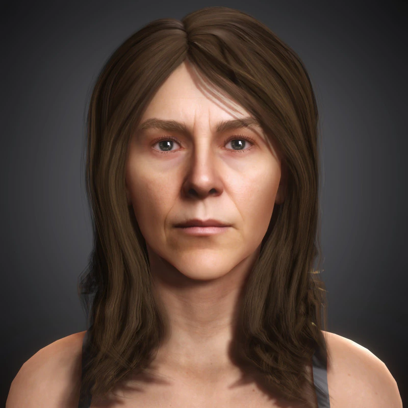 Karakter Jennifer Aniston Model 3D .c4d .max .obj .3ds .fbx .stl .blend