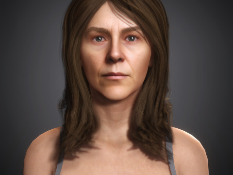Jennifer Aniston-personage 3D Model