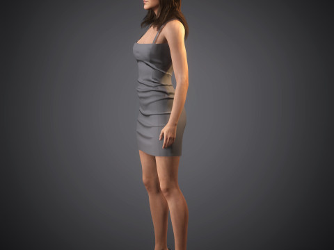 Jennifer Aniston-personage 3D Model