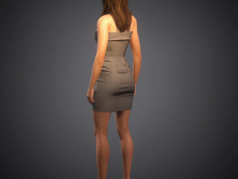 Karakter Jennifer Aniston Model 3D
