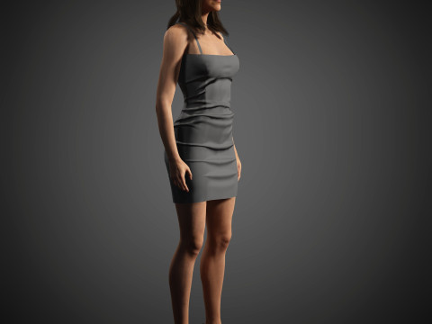 Jennifer Aniston-personage 3D Model