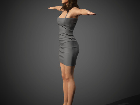 Jennifer Aniston-personage 3D Model